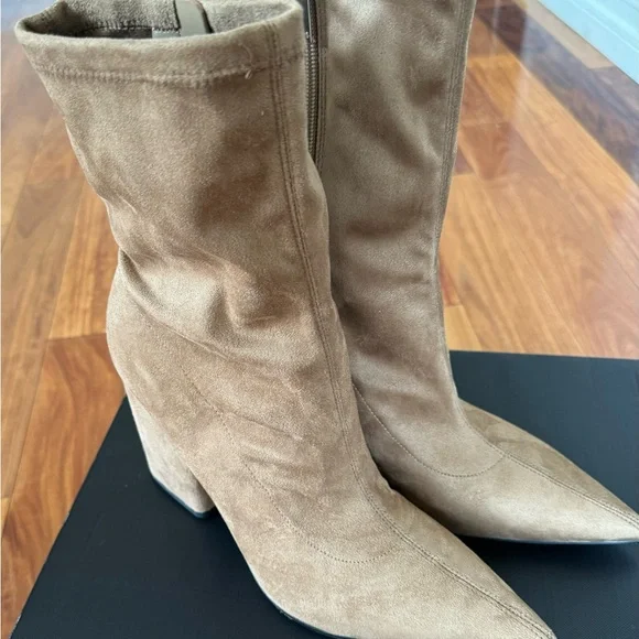 Marc Fisher LTD Suede Larry Pointed Toe Boots - Picture 1 of 8